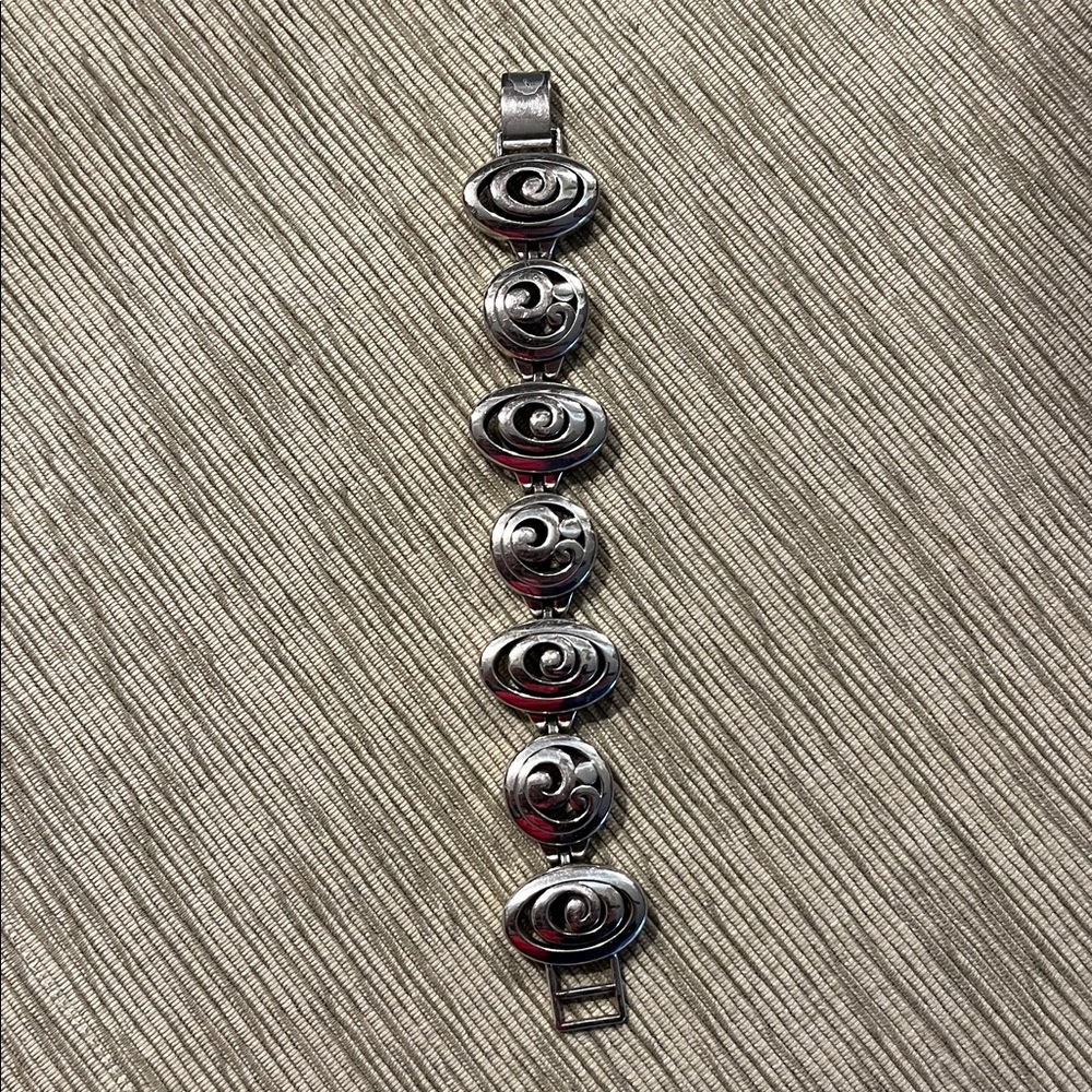 Brighton Artisan Silver Swirl Bracelet